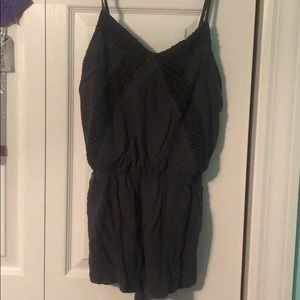 american eagle navy blue romper